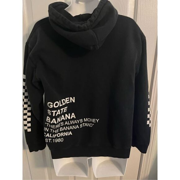Golden State Banana Black Hoodie. Size Medium. Y2K - Picture 8 of 8